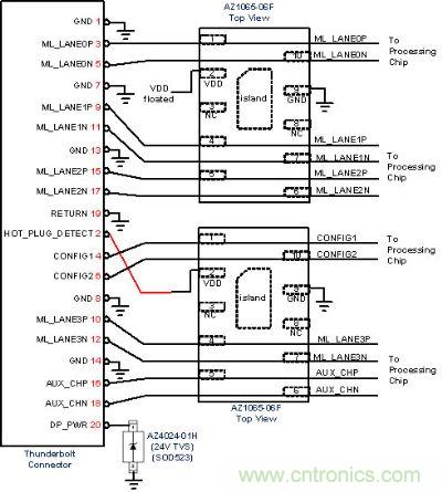 完整的接口接線(xiàn)圖