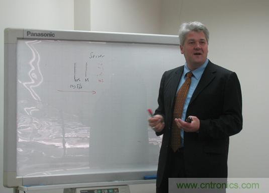 圖2:英飛凌科技奧地利有限公司全球應(yīng)用市場部市場總監(jiān)Thomas Schmidt