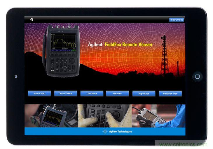 圖1:結合IOS的FieldFox