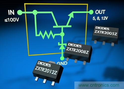  Diodes全新集成高壓穩(wěn)壓器晶體管，顯著提升功率密度和減少器件數(shù)量
