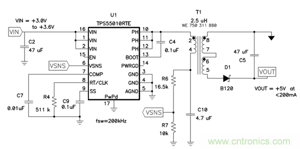 史上最簡(jiǎn)隔離式偏壓電源電路，零件少價(jià)格低