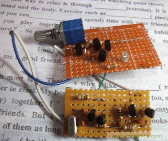 DIY音頻發(fā)射器的整體: