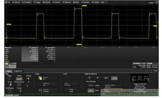 只對(duì)脈沖寬度超過(guò)48&plusmn;0.8ns范圍的脈沖觸發(fā)的排它型觸發(fā)器。