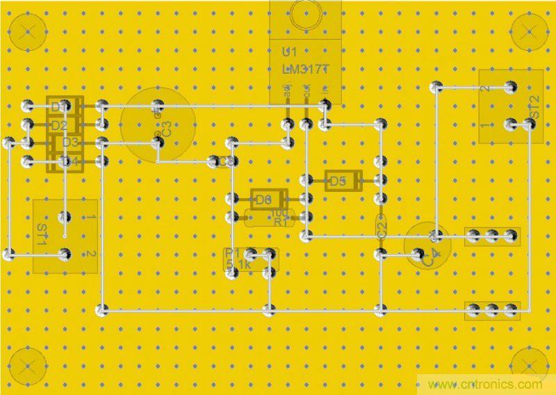 網友分享:DIY一個LM317 可調穩(wěn)壓電源