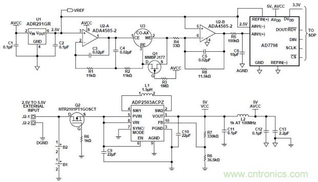 低功耗、單電源的電化學(xué)傳感器有毒氣體探測(cè)器