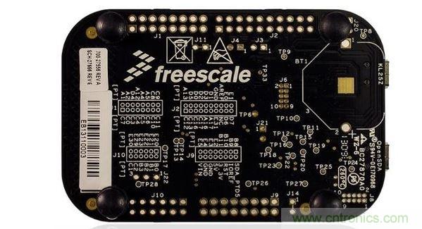 飛思卡爾傳感器融合套件中的開發(fā)板。(圖像：飛思卡爾)