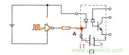光耦電路中，限流電阻位置有什么影響？