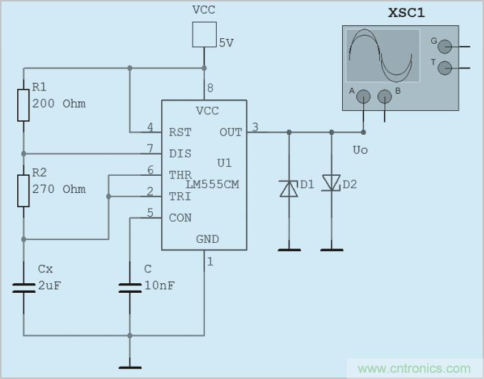 用555定時(shí)器如何設(shè)計(jì)電容測(cè)試儀？