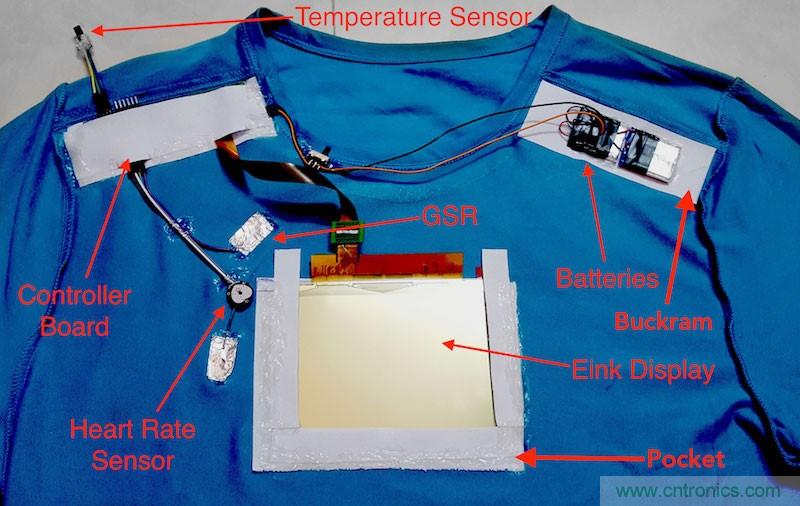 如何DIY一款能監(jiān)控個(gè)人情緒的電子T恤？