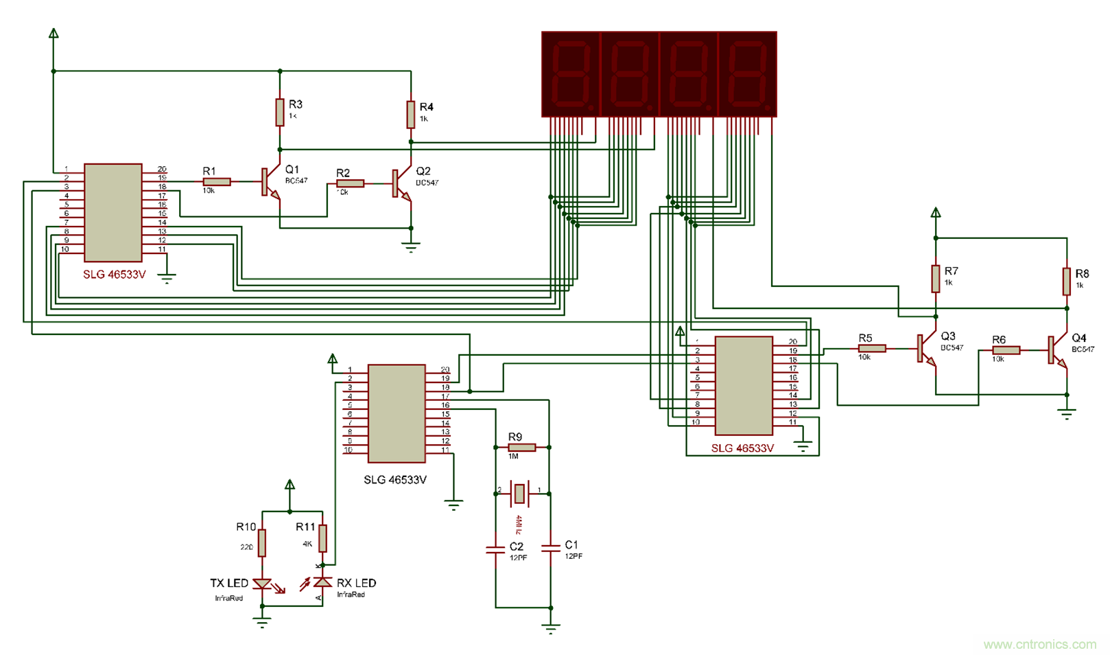 AN-1169采用GreenPAK的數(shù)字光學轉速表