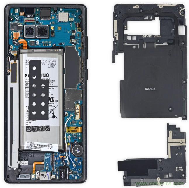 三星Note 8拆解，模塊化+分離式設(shè)計(jì)成趨勢(shì)？