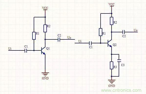 什么是共集、共基、共射放大器？如何分辨3類放大器