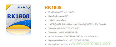 年終案例匯總！2019年瑞芯微AI芯片三大應用場景盤點