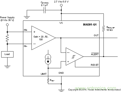 使用快速、精確的過流檢測(cè)器，對(duì)汽車安全系統(tǒng)進(jìn)行診斷