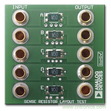 改進(jìn)低值分流電阻的焊盤布局，優(yōu)化高電流檢測精度