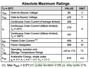 看懂MOSFET數(shù)據(jù)表，第3部分&mdash;連續(xù)電流額定值