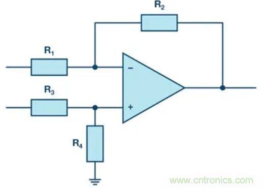 提高差分放大器的共模抑制比，電阻的選擇很關(guān)鍵