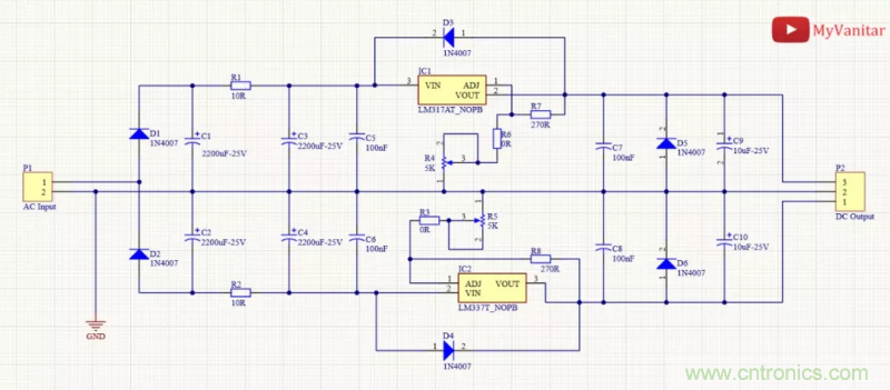 怎樣構(gòu)建可調(diào)線性AC-DC電源供用戶自由調(diào)節(jié)？