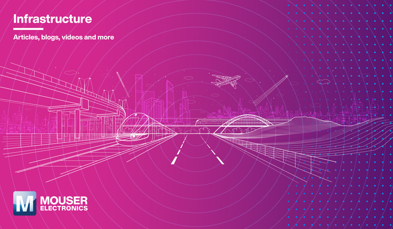 貿(mào)澤推出針對基礎(chǔ)設(shè)施和智慧城市的工程技術(shù)資源中心 貿(mào)澤推出針對基礎(chǔ)設(shè)施和智慧城市的工程技術(shù)資源中心