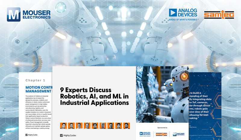 貿(mào)澤電子聯(lián)合ADI與Samtec發(fā)布工業(yè)AI/ML電子書：探索工業(yè)自動化未來