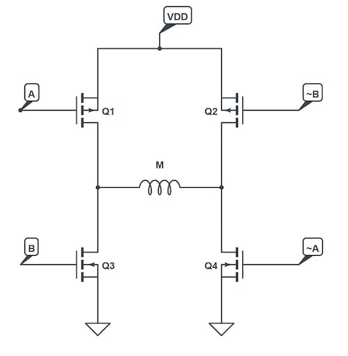 使用互補PWM、擊穿和死區(qū)時間的 H 橋直流電機控制