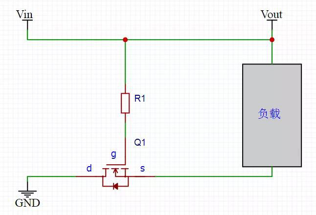 MOS管防電源反接電路 MOS管防電源反接電路