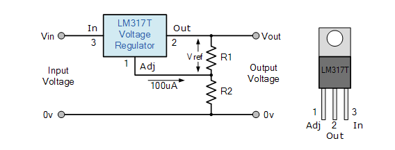 如何使用LM317T創(chuàng)建可變電壓電源 如何使用LM317T創(chuàng)建可變電壓電源